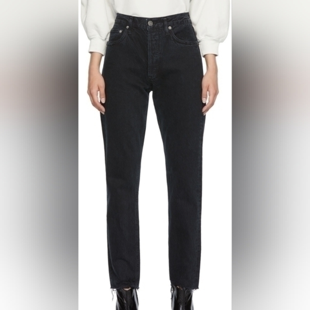 Agolde Jaime Slim-Straight Jeans in colour "Compass"